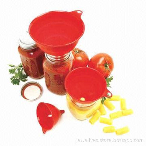 Silicone funnel, made of food grade silicone material, FDA/LFGB certified